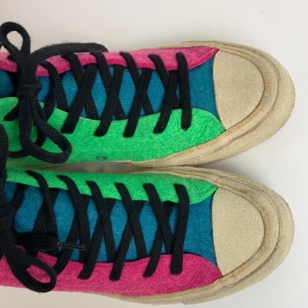 Converse x JW Anderson Chuck 70 Hi Felt Women’s Sz 6 Streetwear Unique Punk Y2K - Picture 13 of 16